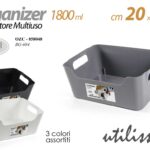 CONTENITORE ORGANIZER MUTIUSO CUCINA FRIGO CASSETTI PENSILE UFFICIO ASS 20*14*8