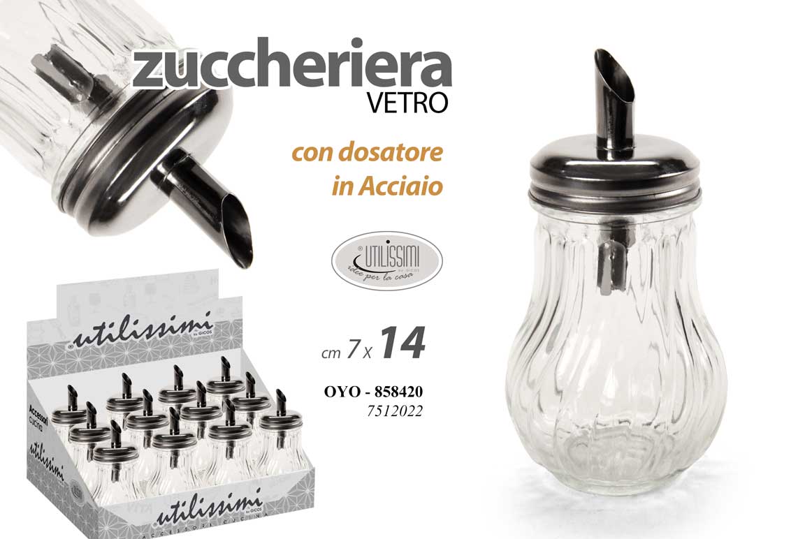 8025569858420 OYO/ZUCCHER VET/ACC.180ML 7*14CM 7512022 - immagine 1