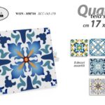 QUADRO STAMPA SU TELA Canvas LEGNO DECORO MEDITERRANEO COLOR ASSORTITE 17*17 cm
