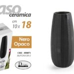VASO CERAMICA FIORI CENTROTAVOLA EVENTI SEGNAPOSTO CLASSICO MODERNO OPACO 18*10