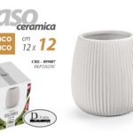 VASO CERAMICA PIANTE CENTROTAVOLA EVENTI SEGNAPOSTO CLASSICO MODERNO OPACO 12*12