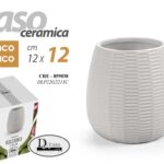 VASO CERAMICA PIANTE CENTROTAVOLA EVENTI SEGNAPOSTO CLASSICO MODERNO OPACO 12*12