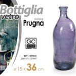 VASO ARREDO BOTTIGLIA FIORI CENTROTAVOLA LIVING CLASSICO MODERNO COBALTO 36*15cm