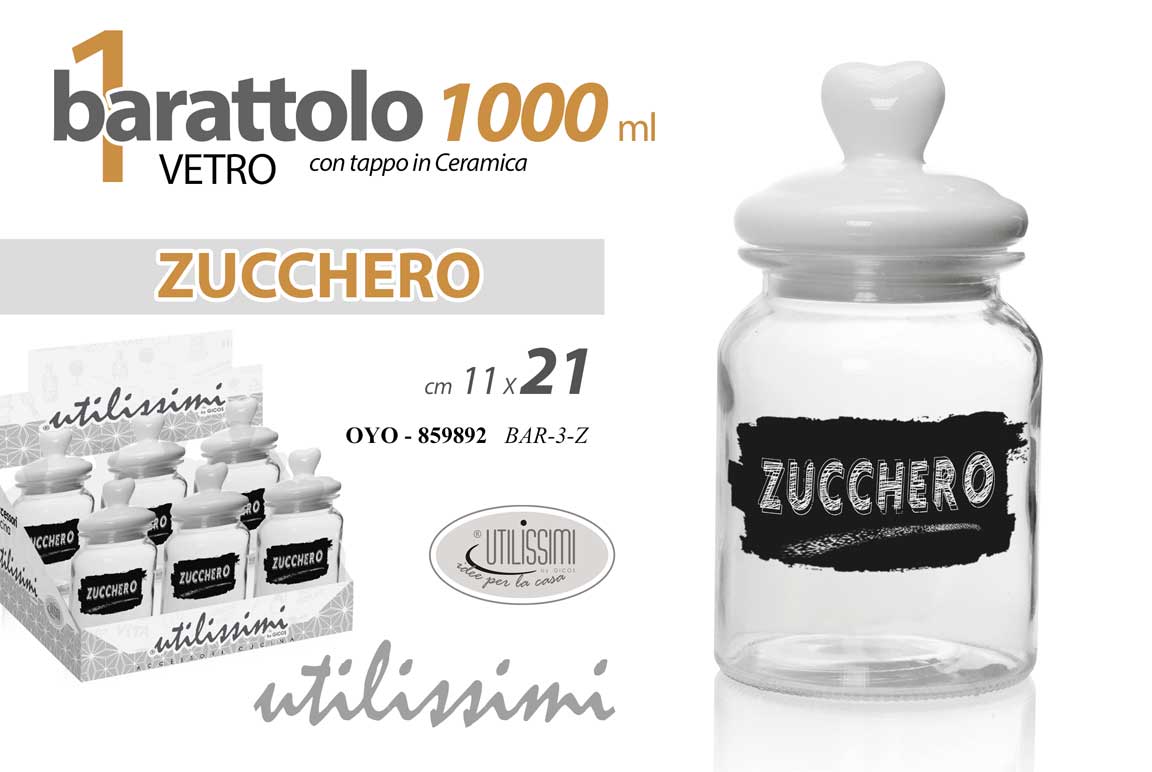8025569859892 OYO/BARATTOLO 1000ML ZUC. 11*21 BAR/3/Z - immagine 1