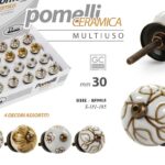 POMELLI PER MOBILI CASSETTI POMELLO CERAMICA CASSETTIERA ARMADIO BIANCO BEIGE