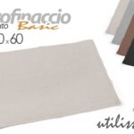 Strofinaccio canovaccio cucina tinta unita moderno tessuto colori assort 60x40