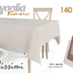 Tovaglia rettangolare sala pranzo cucina moderna tessuto color ass 240x140 cm