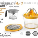 SPREMIAGRUMI 4 IN 1 GRATTUGIA SEPARA UOVA MISURINO MULTIFUNZIONE MANICO 600 ML