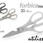 3 FORBICI CUCINA LAMA ACCIAIO INOX Apribottiglie ALIMENTI RISTORANTE MULTIUSO V0