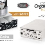 CONTENITORE PORTA CIALDE Capsule CAFFè CASSETTO ORGANIZER LEGNO BIANCO 22*32*10