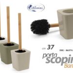 Portascopino da bagno Porta Scopino WC Spazzolone Water MODERNO LEGNO NATUR 37cm