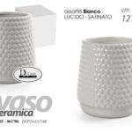 VASO CERAMICA PIANTE CENTROTAVOLA EVENTI SEGNAPOSTO CLASSICO MODERNO ASS 12*11CM