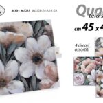 QUADRO STAMPA SU TELA Canvas LEGNO FIORI FIORE COLOR ASSORTITI ZOOM 45*45 cm