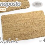 Tovaglietta americana sottopiatto segnaposto tavola rustica naturale 45x30 cm