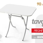 TAVOLO PIEGHEVOLE TAVOLINO SALVASPAZIO CAMERA SCRIVANIA BIANCO 90*60*h75 CM