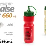 TRIS CONTENITORE Dispenser dosatore SALSE VINTAGE RETRò TUBETTO DOSATORE 660 ML