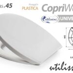 COPRI WATER SEDILE TAVOLETTA COPRI VASO WC MODERNO Plastic Q Universale 37*45*35