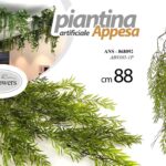 RAMO PIANTA ARTIFICIALE APPESA FINTA FOGLIE CADENTE PARETE SOFFITTO 71*88cm