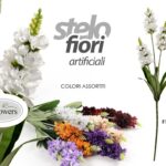STELO BOCCA DI LEONE ARTIFICIALE FIORI FINTI DECORAZIONE CASA EVENTI ASSOR 76 cm