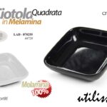 Ciotolina salse finger food aperitivo feste buffet melamina quadrata color 10 cm