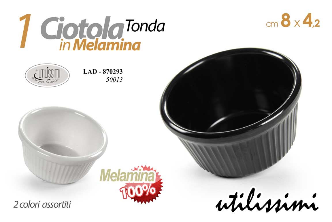 8025569870293 Ciotolina salse finger food aperitivo feste buffet melamina tonda color 8*4,2 cm - immagine 1