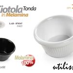Ciotolina salse finger food aperitivo feste buffet melamina tonda color 7,2*3,7