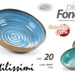 Piatto fondo scodella coupe casa giardino mare melamina resist color ass 20 cm