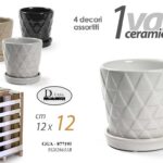 GGA/VASO TDO CERAM ASS 12*12CM YG826631B