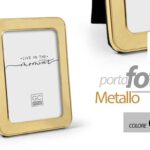 CORNICE PORTAFOTO DA TAVOLO FOTO MODERNO CLASSICO METALLO COLOR ORO 10*15CM