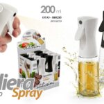 OLIERA SPRAY VETRO BOTTIGLIA OLIO ACETO DOSATORE SPRUZZINO ASS 200ML 22*6 CM