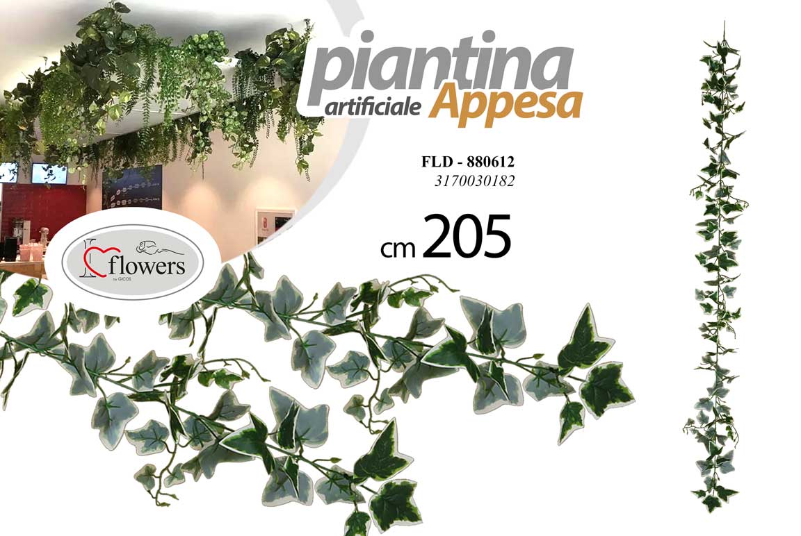8025569880612 PIANTA ARTIFICIALE FINTA APPESA CADENTE PARETE SOFFITTO DA APPENDERE INTERNO 205 - immagine 1
