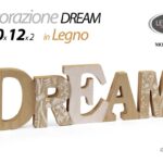 FRASE DA TAVOLO SOGNO SOGNI DREAM TAVOLO SCRITTA DECORATIVA  LEGNO 40*12*2CM