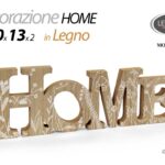 DECORAZIONE DA TAVOLO PARETE SCRITTA LEGNO FRASE HOME CASA DECORATIVA 40*13 CM