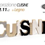 DECORAZIONE DA TAVOLO PARETE SCRITTA LEGNO COLOR FRASE CUISINE CUCINA 42*11*2CM