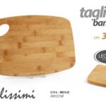 Tagliere rettangolare cucina legno bamboo vassoio portata salumi formaggi 32*23