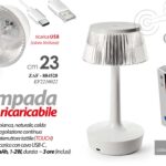LAMPADA TAVOLO LED RICARICABILE TOUCH Dimmerabile PUB RISTORANTI HOTEL CRISTALLO