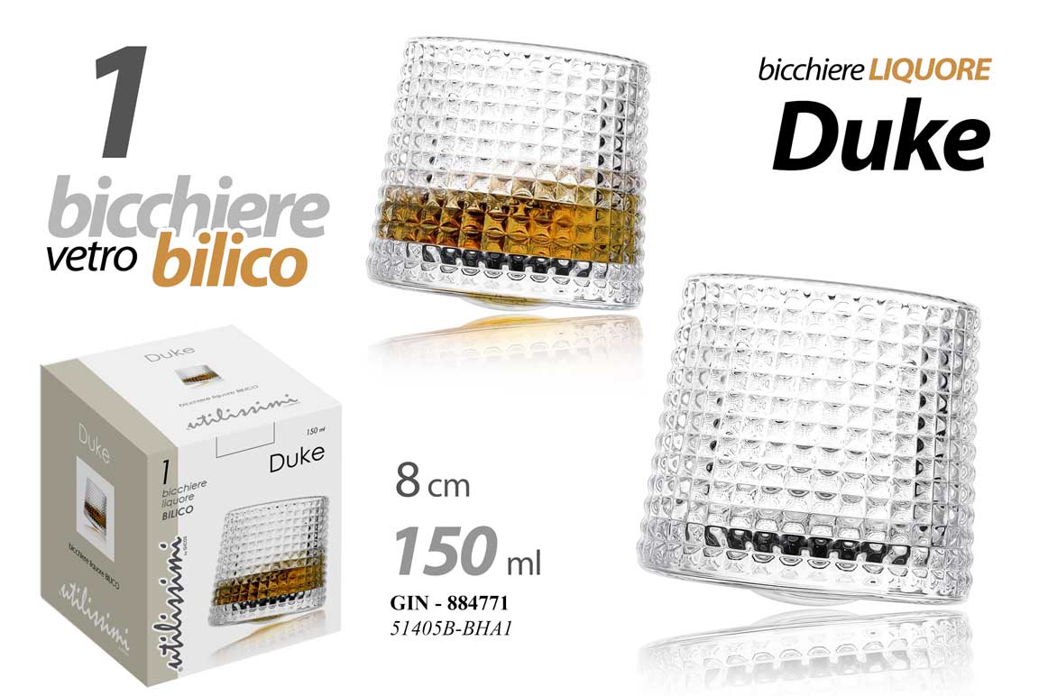 8025569884771 BICCHIERE LIQUORE BIBITA Vodka Bicchierino Shot AMARO Tequila BILICO 150 ML 8CM - immagine 1