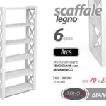 LIBRERIA SOSPESA MENSOLA BACHECA APPENDINO GANCI BCA 56*17*28 DOU