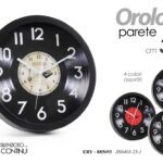 OROLOGIO DA PARETE TONDO MUSICA RECORD DESIGN MODERNO COLOR ASSORTITI 31*4 cm