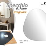 SPECCHIO DA PARETE IRREGOLARE CLASSICO MODERNO SALOTTO BAGNO UFFICIO 50*60CM