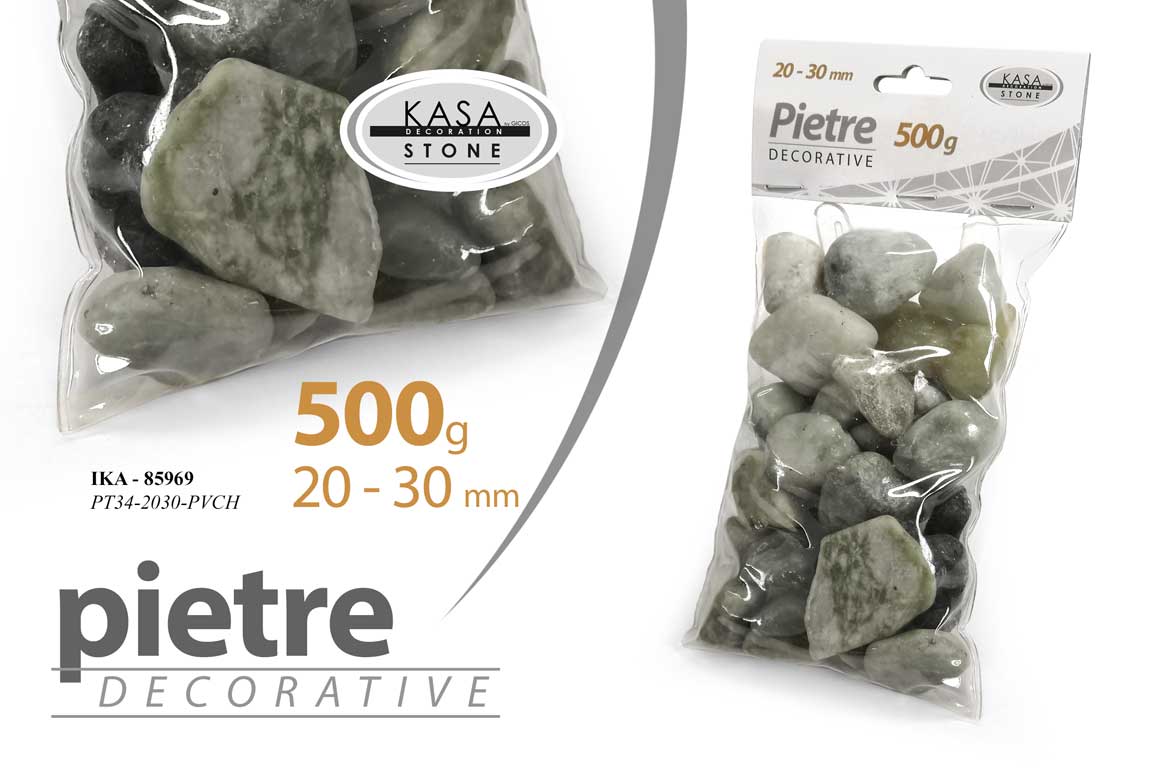 8025569885969 SASSI PIETRE CIOTTOLI PIANTE Composizioni VASI PACCIIAMATURA CENTROTAVOLA 500 gr - immagine 1