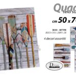 QUADRO STAMPA SU TELA Canvas LEGNO DECORO MARE COLOR ASSORTITI MODERNO 50*70 CM