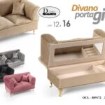 COFANETTO SCATOLA PORTA OGGETTI GIOIE ACCESSORI VELLUTO RIGIDO DIVANO AS 23*12cm