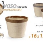 VASO PORTAPIANTA PORTA PIANTA CESTINO CONTENITORE INTERNO CORDA PLAST 16*13 CM
