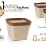 VASO PORTAPIANTA PORTA PIANTA CESTINO CONTENITORE INTERNO CORDA PLAST 12*11