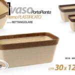 VASO PORTAPIANTA PORTA PIANTA CESTINO CONTENITORE INTERNO CORDA PLAST 30*12*10