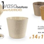 VASO PORTAPIANTA PORTA PIANTA CESTINO CONTENITORE INTERNO CORDA PLAST 14*11 CM