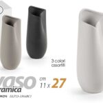 VASO CERAMICA FIORI CENTROTAVOLA EVENTI SEGNAPOSTO CLASSICO MODERNO COLOR 27*11