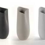 VASO CERAMICA FIORI CENTROTAVOLA EVENTI SEGNAPOSTO CLASSICO MODERNO COLOR 24*10