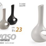 VASO ANFORA CERAMICA FIORI CENTROTAVOLA EVENTI SEGNAPOSTO CLASSICO MODERNO 23 cm